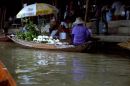 Coconut Milk Seller, Floating Market, Bangkok